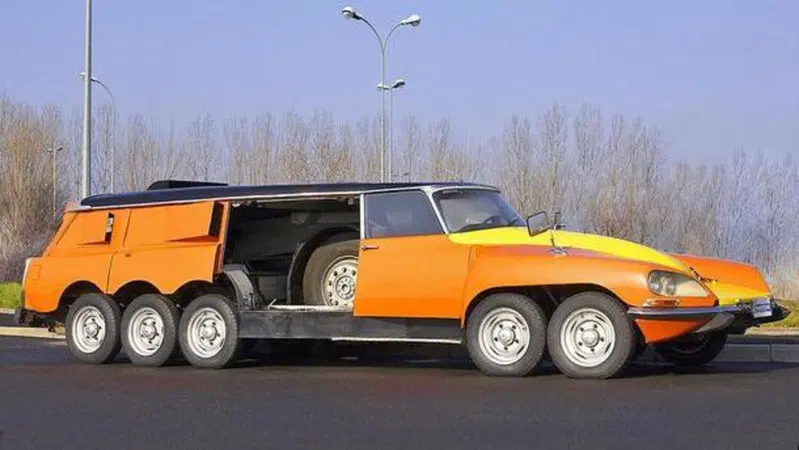 La Citroen DS PLR "Centipede", uno strano mezzo che serviva per provare un solo componente