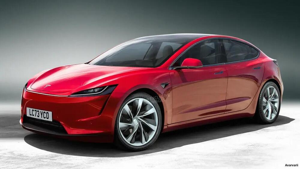 La Tesla Model 2 nel render di Autoexpress