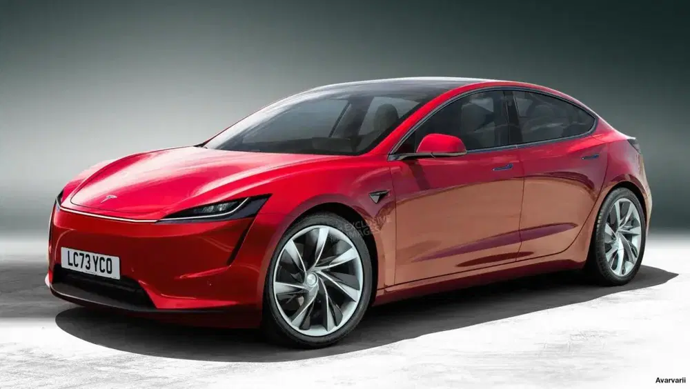 La Tesla Model 2 nel render di Autoexpress