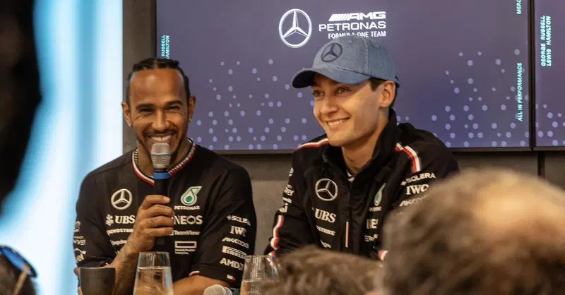 F1. GP Belgio, Hamilton e Russell: "Avremo degli aggiornamenti. Vogliamo lottare con McLaren e Red Bull"