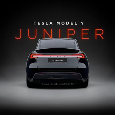 Tesla Model Y: ecco il render definitivo della nuova Juniper