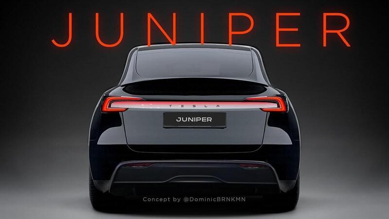 Tesla Model Y: ecco il render definitivo della nuova Juniper