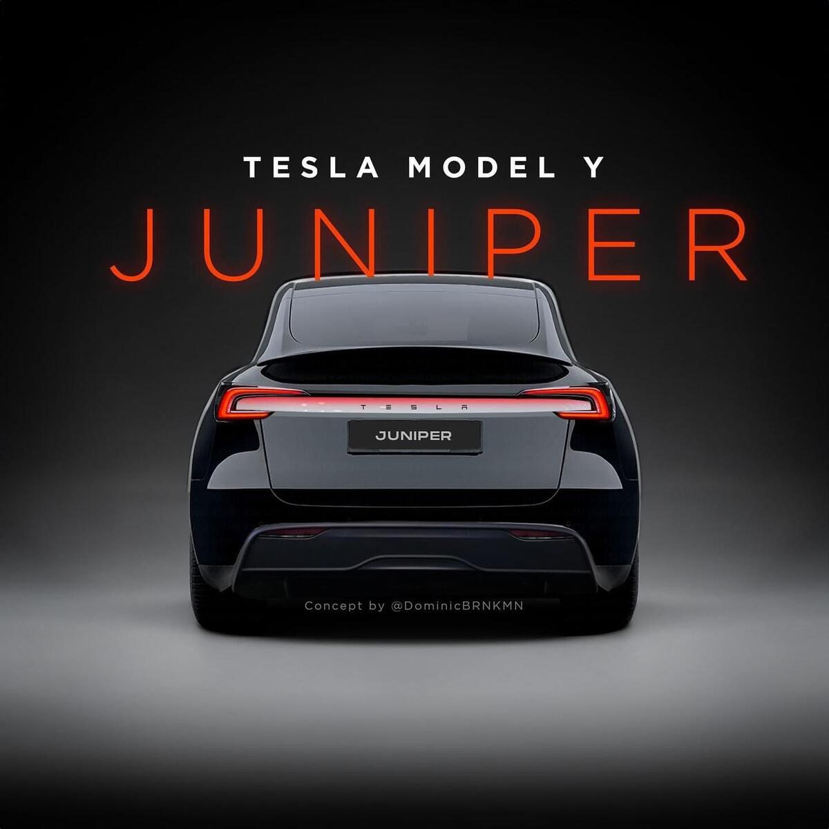 Tesla Model Y ecco il render definitivo della nuova Juniper