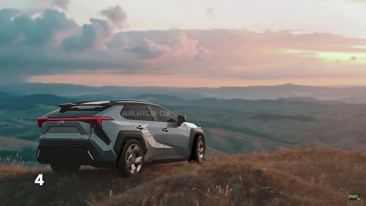 Toyota: la nuova RAV4 del futuro in un render 'spigoloso' (5)