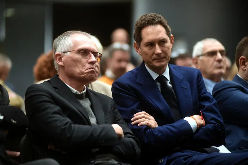Carlos Tavares e John Elkann - Imagoeconomica