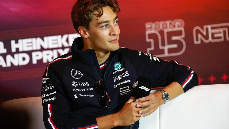 F1. GP Olanda, Russell scherza sul futuro (possibile) pilota della Mercedes: "Quale Kimi? Raikkonen? Ah Antonelli, quello di F2"