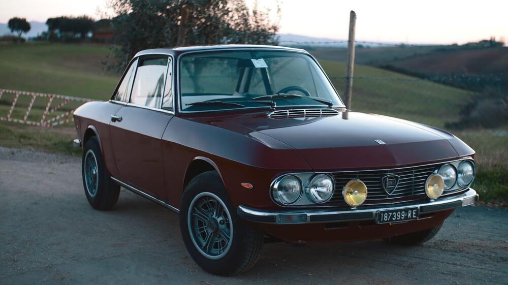 Lancia Fulvia Coupè 1.3 s 1971 rosso york d'epoca a Roma