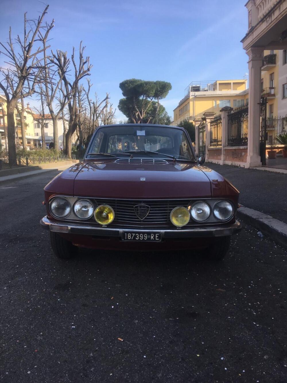 Lancia Fulvia Coupè 1.3 s 1971 rosso york d'epoca a Roma (5)