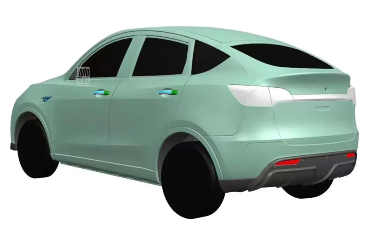 E questa mini Tesla Model Y da dove salta fuori? Il brevetto misterioso in Cina