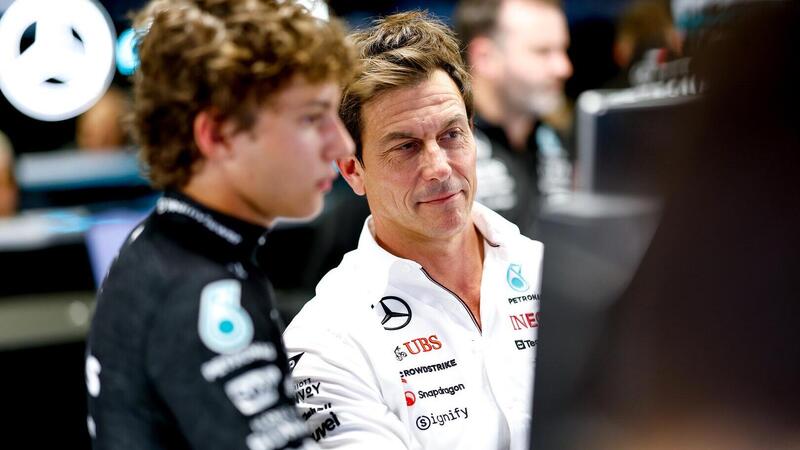 F1. Mercedes, Toto Wolff: &quot;Antonelli e Russell sono la line-up che ho sempre voluto&quot;