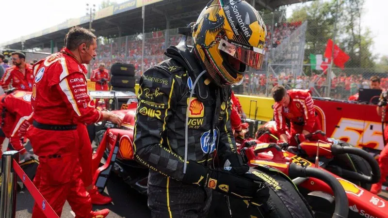 F1. GP d'Italia, Sainz: "Io e Leclerc abbiamo sofferto molto di degrado ad un certo punto, ma fortunatamente siamo riusciti a recuperare e lui ha vinto"
