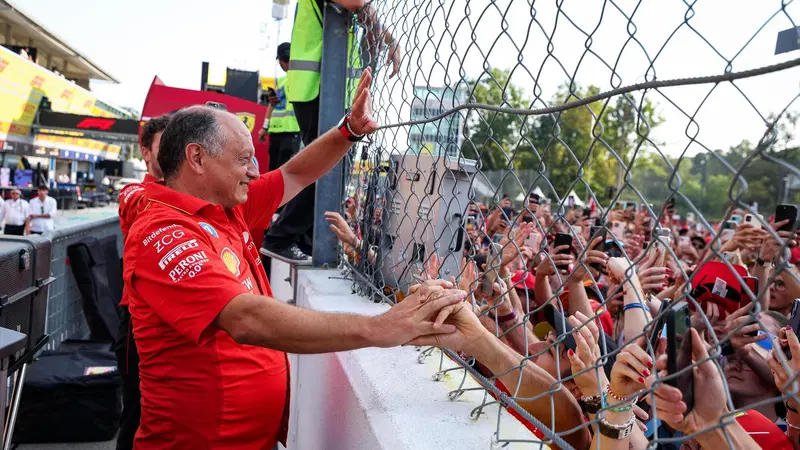 F1. Ferrari. Fr&eacute;d&eacute;ric Vasseur: "La strategia ad una sola sosta &egrave; da sempre stata nei nostri piani per Monza"