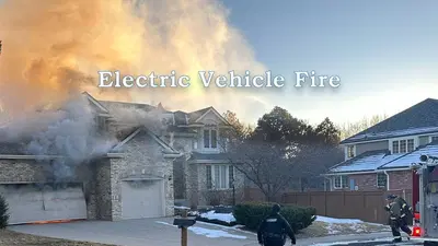Come spegnere l'incendio di un'auto elettrica (Jaguar i-Pace) [VIDEO]