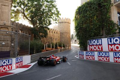 F1. Giornata imperfetta per la Ferrari nelle libere di Baku: &quot;Incidente e problema allo sterzo, ma il passo &egrave; buono&quot;