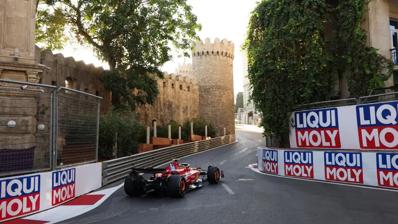 F1. Giornata imperfetta per la Ferrari nelle libere di Baku: "Incidente e problema allo sterzo, ma il passo &egrave; buono"