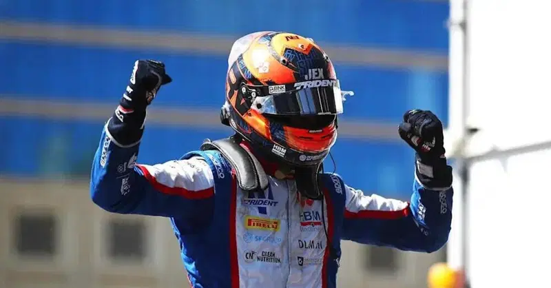 F2. Il team Trident vince a Baku in memoria di Luca Salvadori, Verschoor: "Maurizio sono con te"