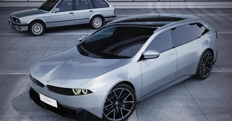 La BMW Serie 3 Touring "Neue Klasse" nei render &egrave; decisamente di rottura