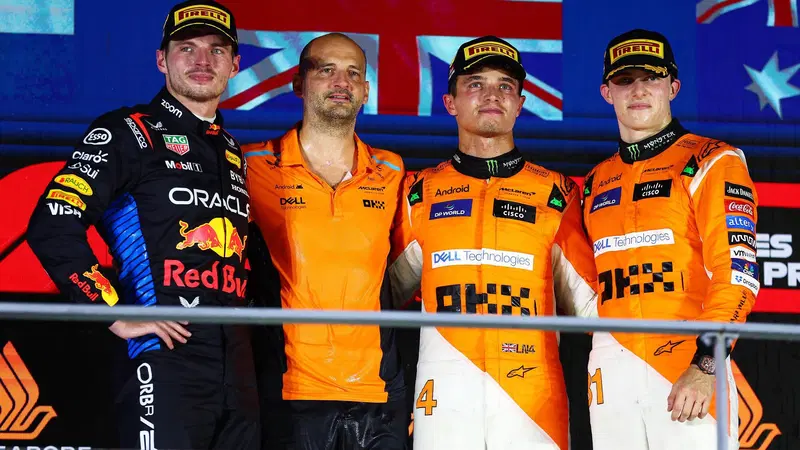 F1. Norris batte Verstappen e Piastri a Singapore: "Mi sono preso dei rischi ma volevo vincere nonostante la fatica fisica"