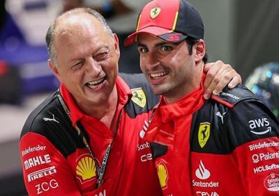 F1. Ferrari, Fred Vasseur lavorerebbe volentieri con Carlos Sainz in futuro? “Sicuramente”