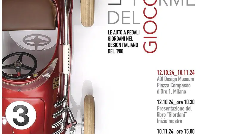 Le auto giocattolo di Giordani in mostra all'ADI di Milano