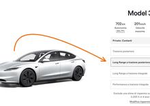 Tesla: arriva la Model 3 Long Range a trazione posteriore, con 702 km di autonomia