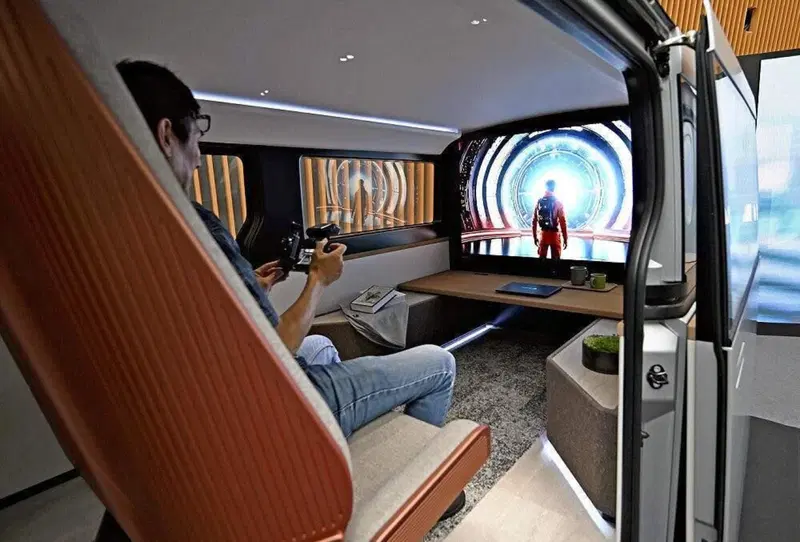L'interno della concept LDK+ di Sharp - Foxconn