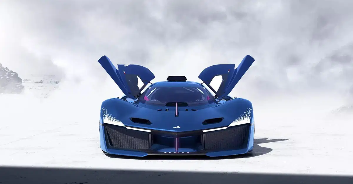 Alpine Alpenglow HY6, la concept a idrogeno evoluta a Parigi 2024