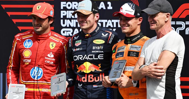 F1. Sprint GP Austin, Verstappen batte Sainz e Norris: &quot;Tornato finalmente ai vecchi tempi&quot;