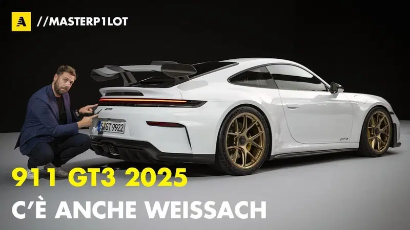 Porsche 911 GT3 2025, "per famiglie" veloci: 4 posti e 510 CV