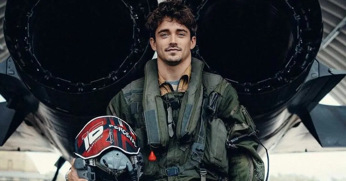 F1, Leclerc vola, ma non solo in pista: eccolo a bordo di un aereo da caccia dell'aeronautica francese