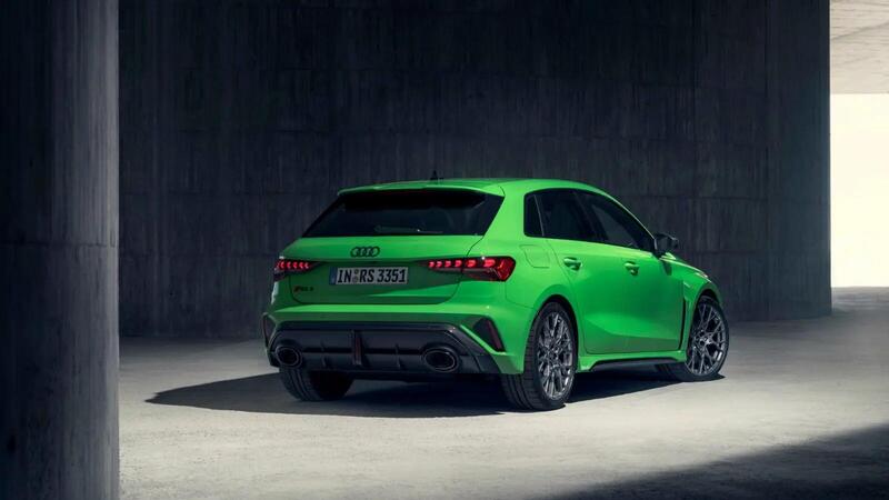 Il design posteriore di Audi RS3 Sportback