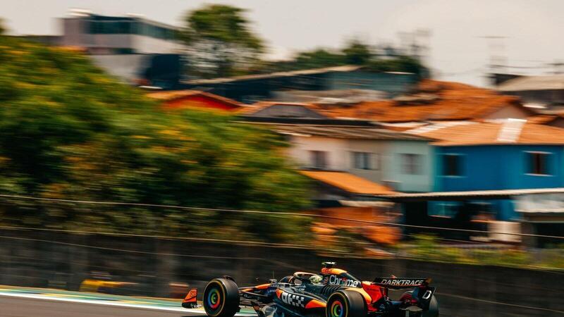 F1. GP Brasile: Lando Norris il pi&ugrave; veloce delle FP1 di Interlagos. Secondo Russell che precede Bearman