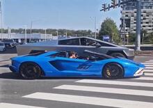 La Drag Race improvvisata fra un Cybertruck e Lambo Aventador... finisce male [VIDEO]