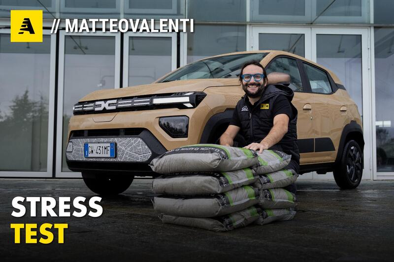 Quanti km fa davvero a pieno carico (+ 250 kg)? Stress test Dacia Spring 2024 [Video]