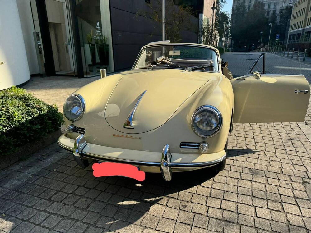 Porsche 356 BT5 cabrio anno 60  d'epoca a Cremona (11)