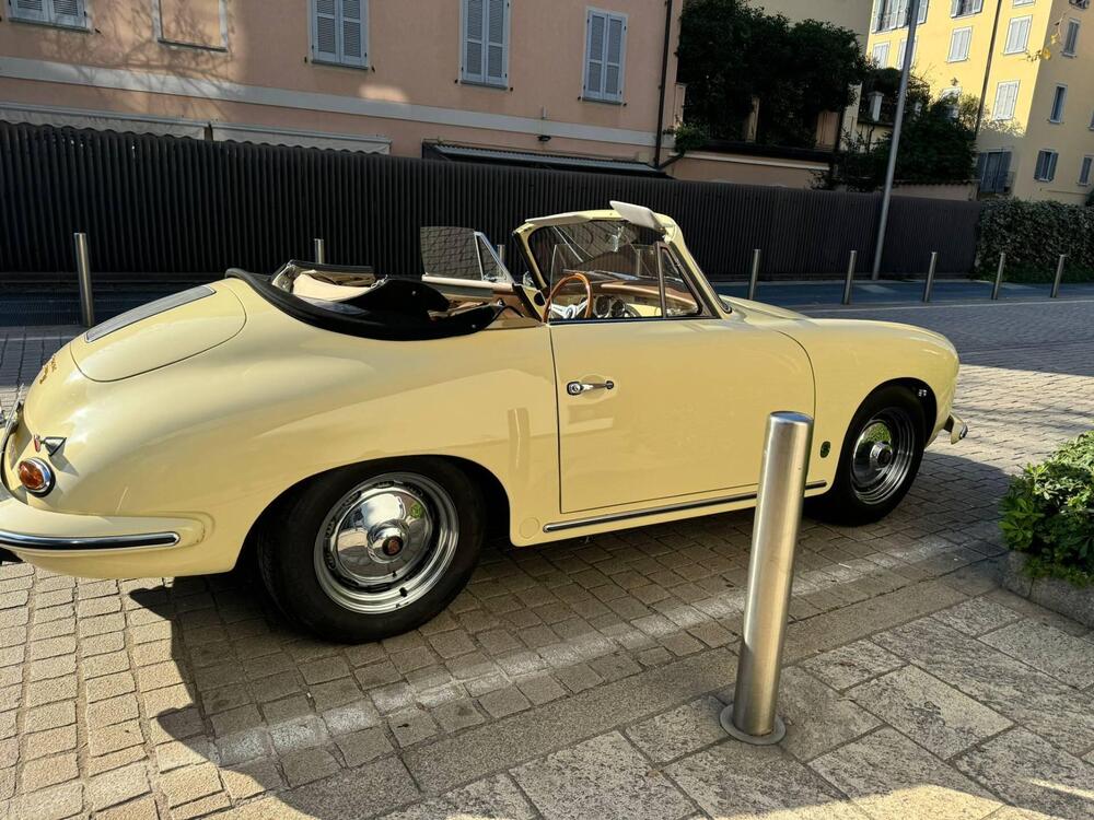 Porsche 356 BT5 cabrio anno 60  d'epoca a Cremona (16)