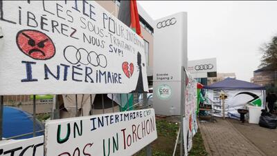 Audi: gli operai di Bruxelles bloccano i negoziati, arriva la Polizia