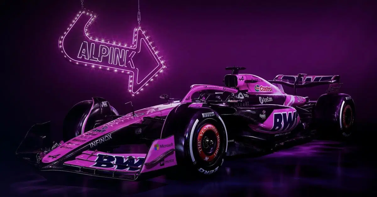 F1. Alpine si colora di rosa dal Las Vegas fino all'ultimo GP di Abu Dhabi e Kick Sauber ci scherza