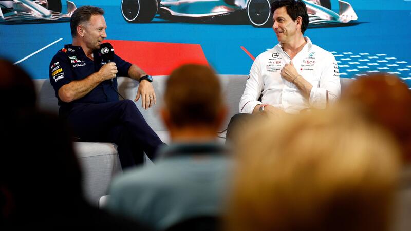 F1. Toto Wolff contro Christian Horner: &quot;Posso sopportare tanta m***a, ma non quando si attacca mia moglie&quot;