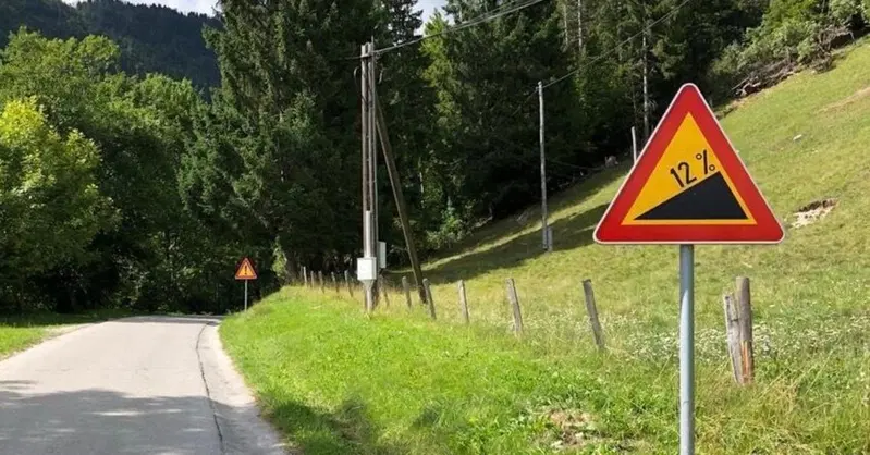 Quelle strane cifre: cosa significano le percentuali sui segnali stradali