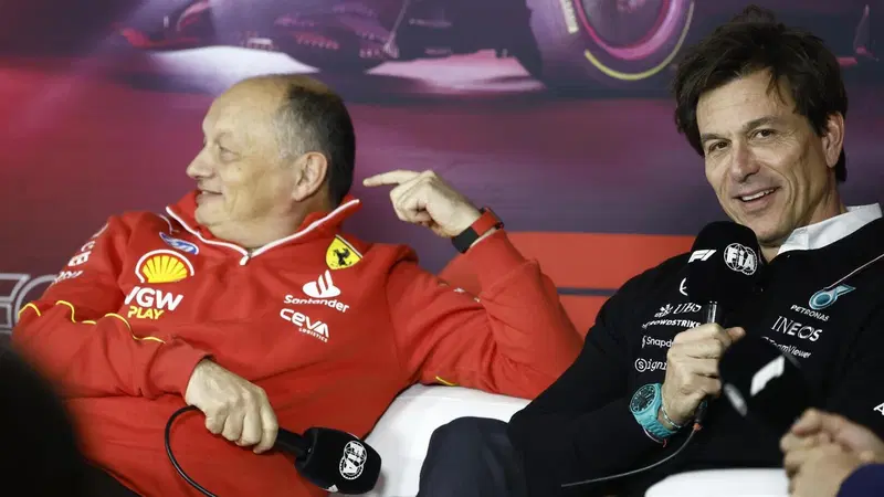 F1. Toto Wolff: "Vedere Hamilton vestito di rosso &egrave; strano, mi fa senso. Ferrari e McLaren meritano il titolo Costruttori"