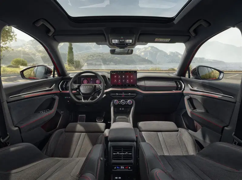 Gli interni della nuova Skoda Kodiaq RS