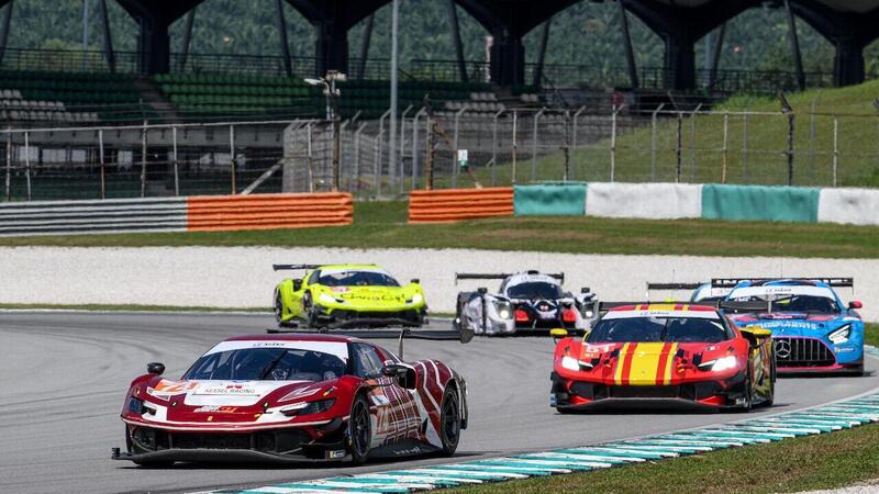 Con la tripletta di Sepang, la Ferrari 296 GT3 arriva a quota cento vittorie in meno di due anni dal debutto