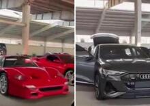 Siria: Ferrari F50, Lambo e Bentley nel il garage segreto di Bashar Al Assad [VIDEO]