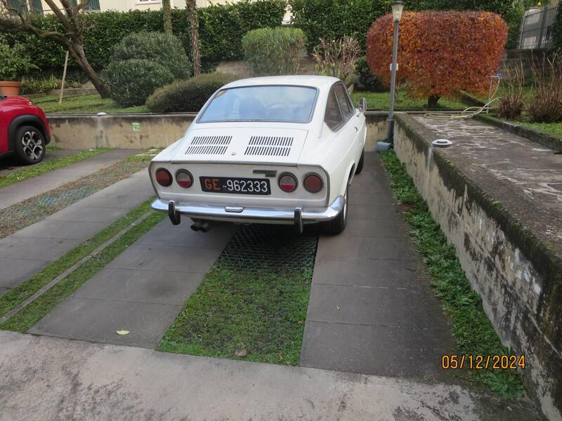 Fiat 850 Sport Cpup&eacute;d&#039;epoca del 1969 a Bergamo