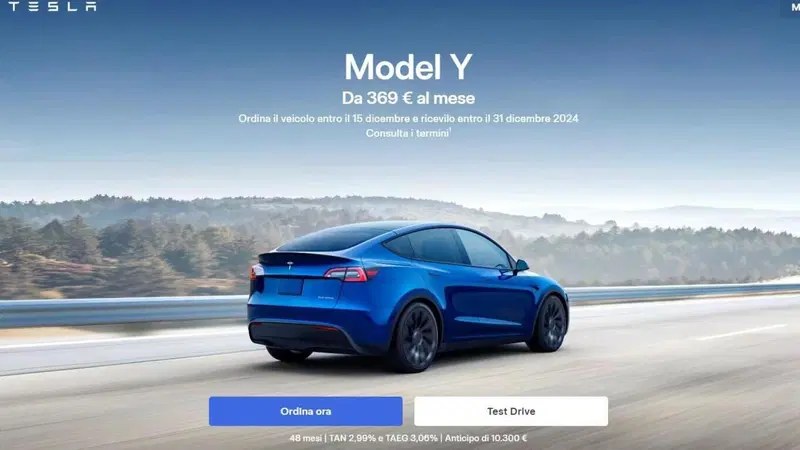 Tesla chiude l'anno con incentivi mai visti prima in USA, Cina e pure in Europa