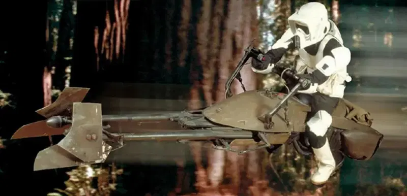 Lo Speeder Bike di Star Wars