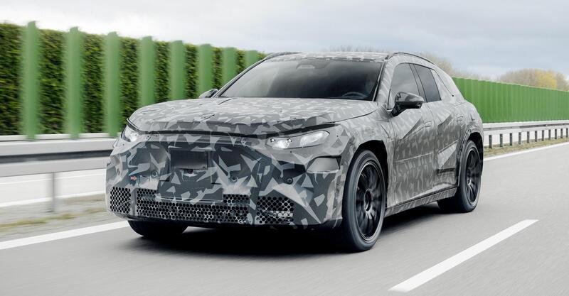 Mercedes - AMG: la coup&eacute; e la Suv elettriche iniziano i test invernali. Motori elettrici a flusso assiale [SPY FOTO]