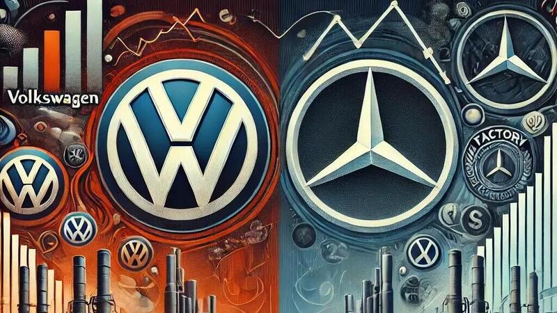 Crisi Volkswagen e Mercedes: tagli agli stipendi dei manager e &quot;obbligo di stare in ufficio&quot; 