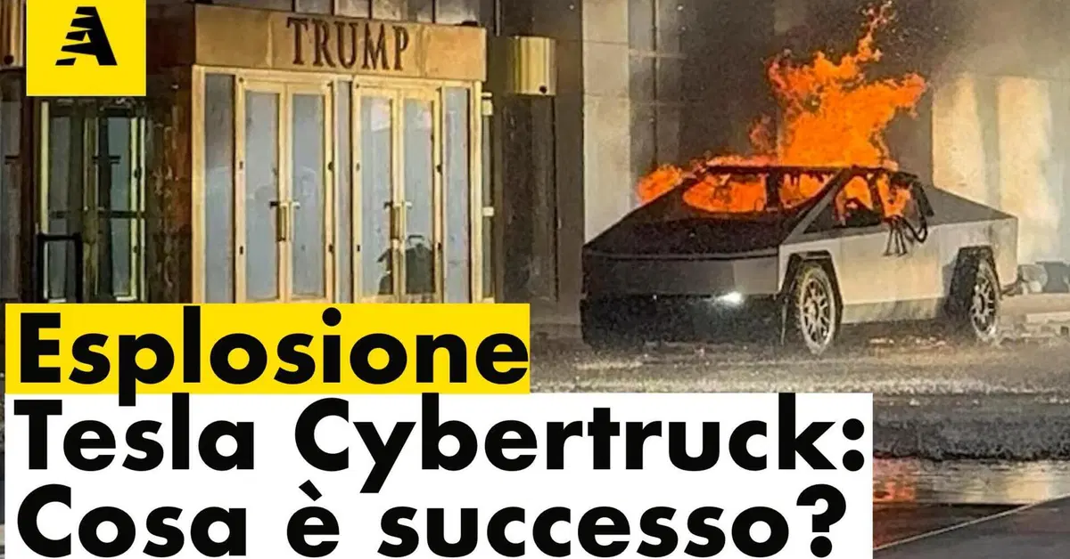 Esplosione Tesla Cybertruck davanti alla Trump Tower: cos'&egrave; successo veramente?